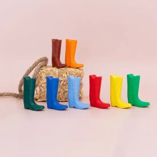 Daydream Society - Yeehaw Boot Crayons - Pack of 8 Crayons image {1}