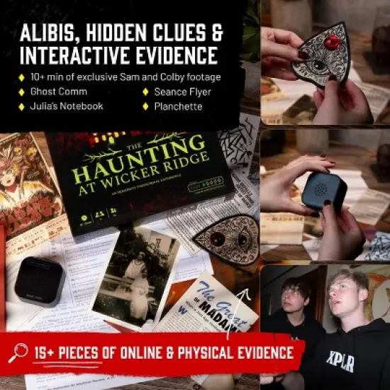 Hunt A Killer x Sam and Colby: The Haunting at Wicker Ridge Board Game image {6}