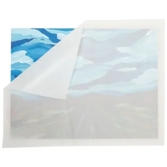 Bright Creations Glassine Paper Roll for Artwork, Transparent Paper for Crafts and Baked Goods, Classroom Supplies (17.5 Inches x 25 Yards) image {4}