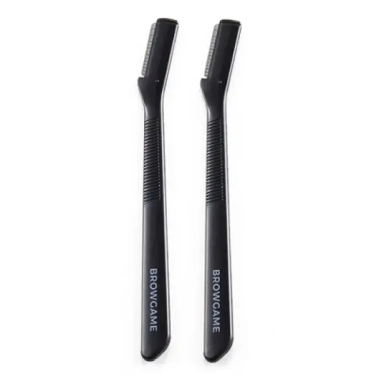 Browgame Eyebrow Shaping Knife Duo - Razor Blades - 2 pc image {1}