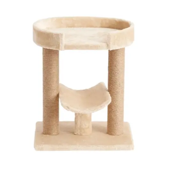 Two by Two Providence - Beige Cat Scratching Post Cat Furniture - 21.1 in. Tall image {12}