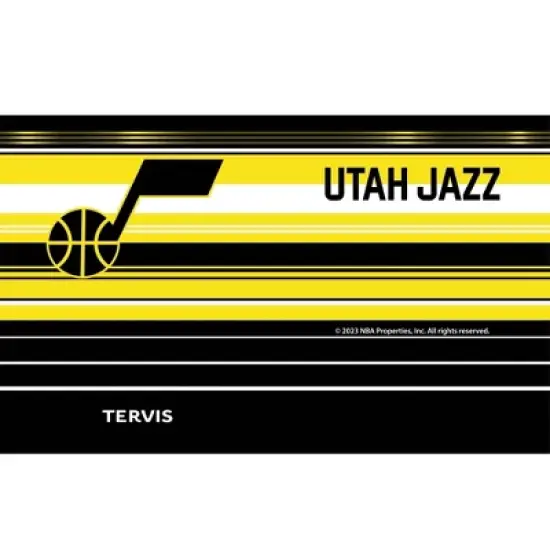 NBA Utah Jazz 20oz Hype Stripes Stainless Steel Tumbler image {1}