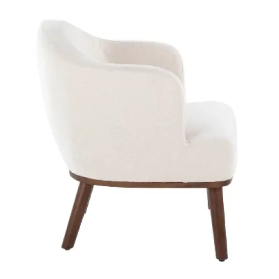Ahoy Accent Chair Walnut/Cream - LumiSource image {1}