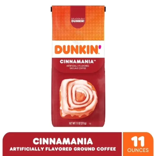 Dunkin&rsquo; Cinnamania Flavored Ground Coffee - 11oz image {2}