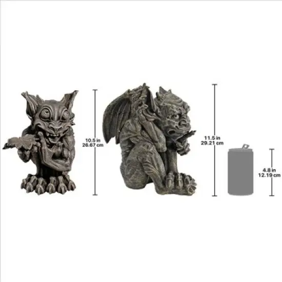 Design Toscano Babble and Whisper, The Gothic Gargoyle Sculptures image {2}