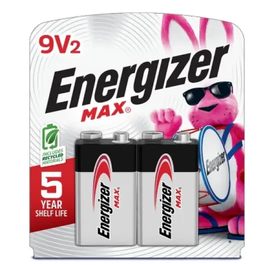 Energizer Max 9V Batteries - Alkaline Battery image {8}