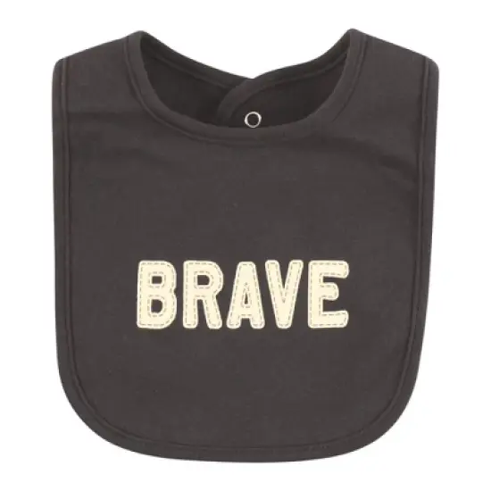 Hudson Baby Cotton Bibs, Brave Lion, One Size image {3}