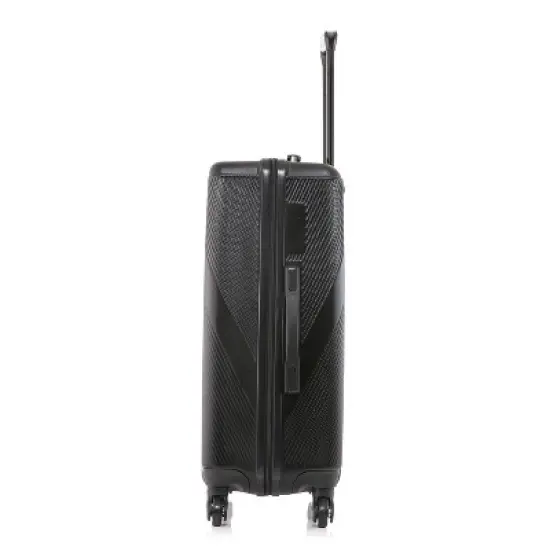 DUKAP Discovery Lightweight Hardside Medium Checked Spinner Suitcase image {5}