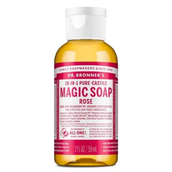 Dr. Bronner's Magic Pure Castile Liquid Hand Soap - 2 fl oz image {10}