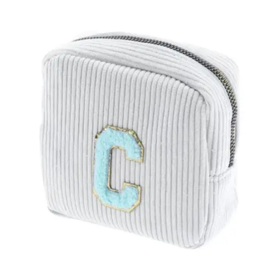 Unique Bargains Letter C Pattern Makeup Bag 1 Pc image {5}
