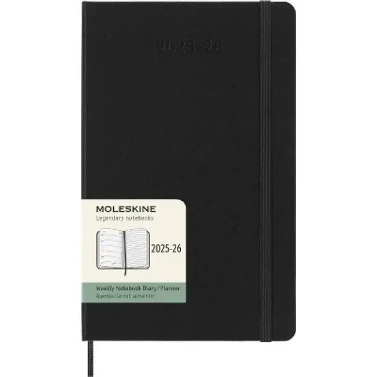 Moleskine 2025-26 18 Month Weekly Academic Planner Long Black image {7}