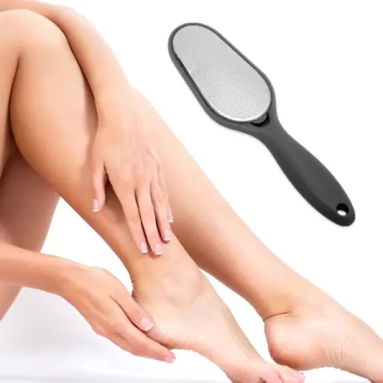 Unique Bargains Portable Dual Sided Foot Callus Remover Tools 9.53"x2.48" 1 Pc image {1}