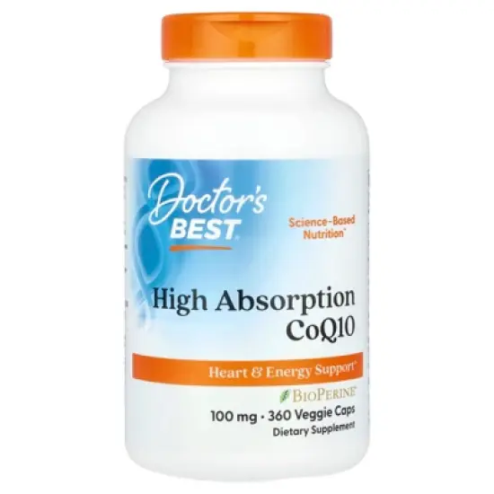 Doctor's Best High Absorption CoQ10 , 100 mg, 360 Veggie Caps image {4}