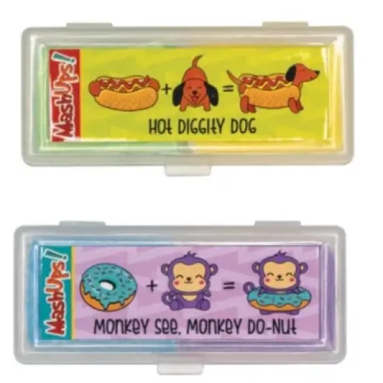 Mash Up Your Erasing Fun! Trendy Friendz Kneaded Erasers (8 Pack) image {1}