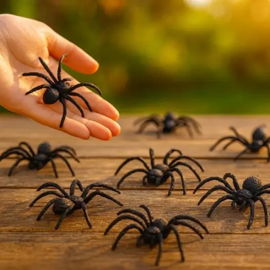 Boland Spiders Halloween Decoration | Bag Of 12 image {3}
