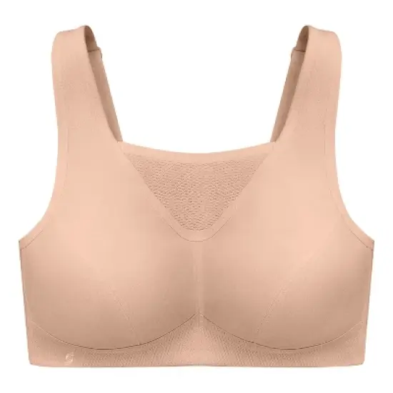 Glamorise Womens No-Bounce Camisole Sports Wirefree Bra 1066 Caf&eacute; image {3}