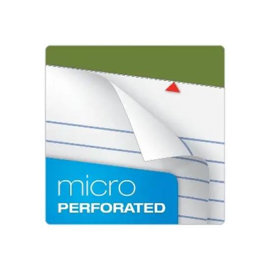 Earthwise by Ampad Recycled Writing Pad Narrow 5 x 8 White Dozen 20152 image {3}