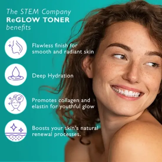 STEM ReGlow Facial Toner. Luxury Alcohol-Free Toner for Women. Hydrating Formula for Oily Skin and Radiant Complexion, 0.5 oz image {3}