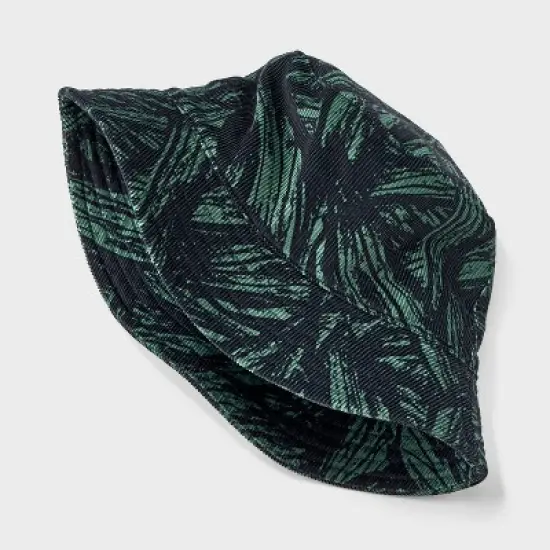 Houston White Adult Leaf Bucket Hat - Green image {2}