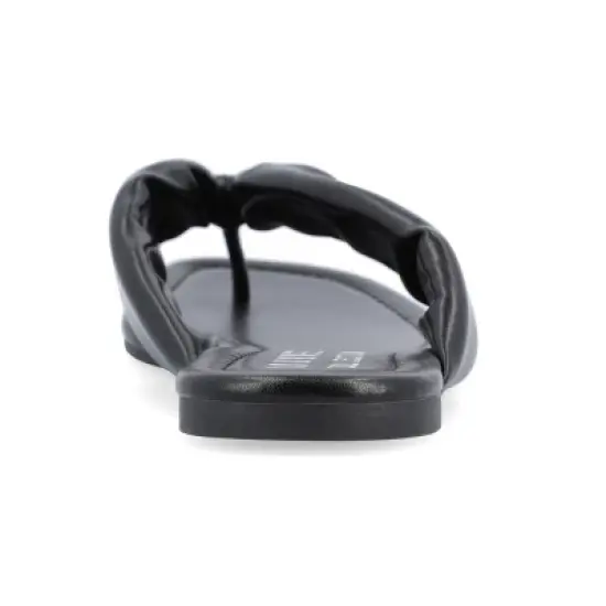 Journee Collection Womens Kyleen Tru Comfort Foam Flip Flop Puffy Sandal image {2}