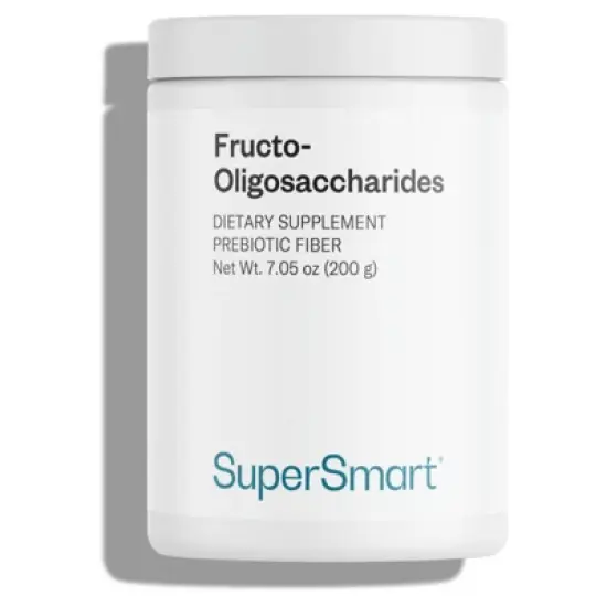 SuperSmart Fructo Oligosaccharides Powder (Prebiotics FOS) - Oligofructose Inulin - Fiber Supplement | Non-GMO & Gluten Free - 200 g image {8}