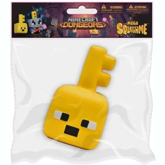 Just Toys Minecraft Dungeons 6 Inch Mega SquishMe Figure | Key Golem image {2}