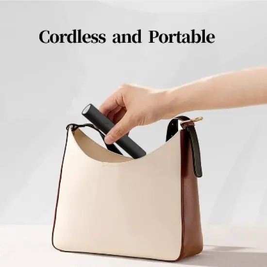 UV Light for Gel Nails, Mini U V LED Nail Lamp Handheld with Stand, Portable Nail Dryer Rechargeable USB Cordless for Fast Drying, Black image {6}