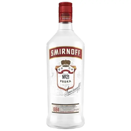 Smirnoff Vodka - 1.75L Plastic Bottle image {9}