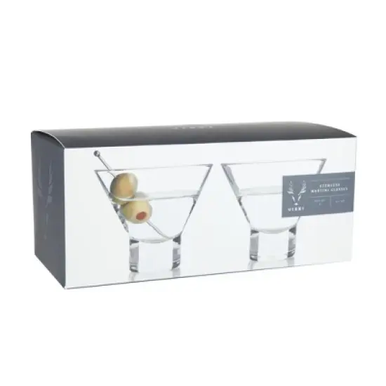 Viski Heavy Base Stemless Manhattan Glasses image {7}