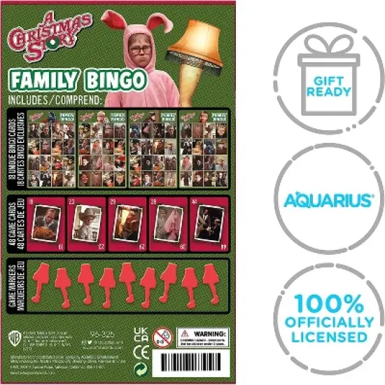 Aquarius Puzzles A Christmas Story Family Bingo image {1}