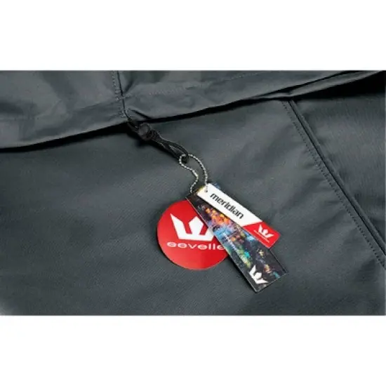 Eevelle 35" Meridian Square Table Fire Pit Cover Charcoal Gray image {2}