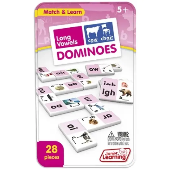 Junior Learning Long Vowels Dominoes, 2 Sets image {1}