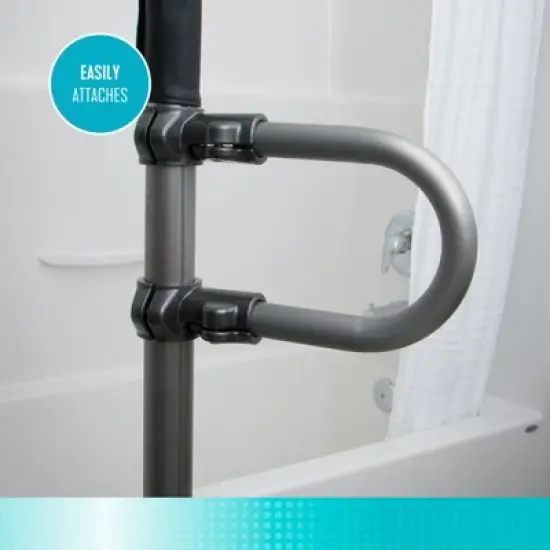 Signature Life Single Grab Bar Accessory for the Sure Stand Security Pole image {3}