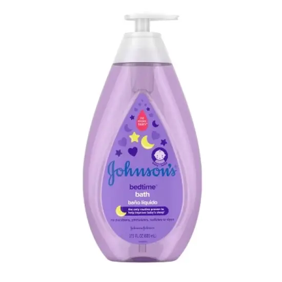 Johnson's Bedtime Baby Bath with Soothing Natural Calm Aromas, Hypoallergenic - 27.1oz image {8}