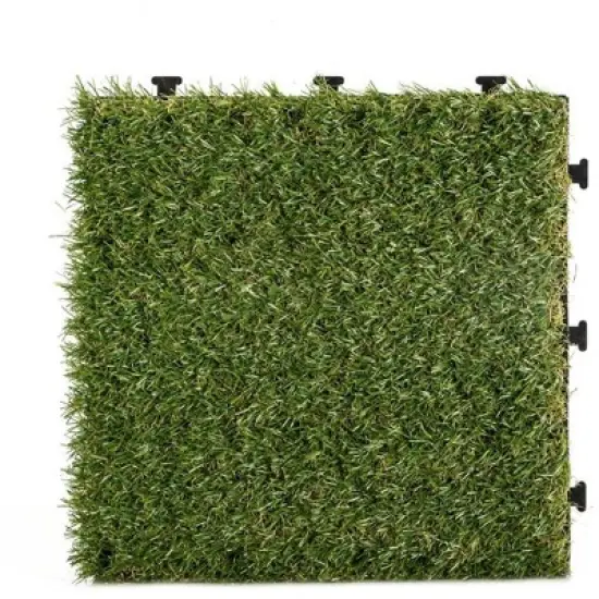 Courtyard Casual Artificial Grass Deck Tile, 9 pc Set image {8}