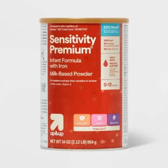 Sensitivity Premium Powder Infant Formula - 34oz - up&up&trade; image {7}