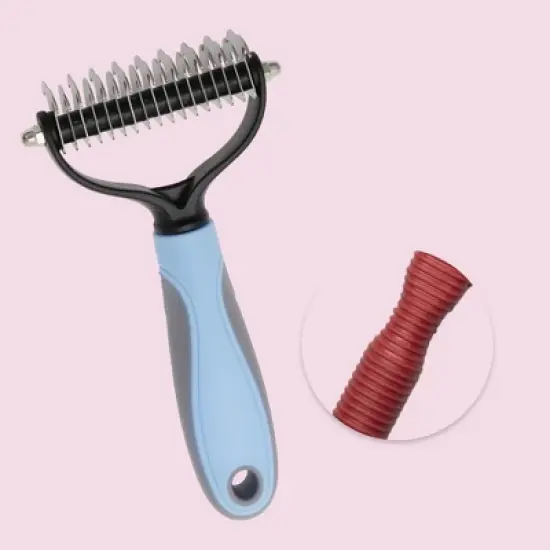 Unique Bargains Pets Grooming Supplies 6.69"x3.54" Blue 1 Pc image {2}