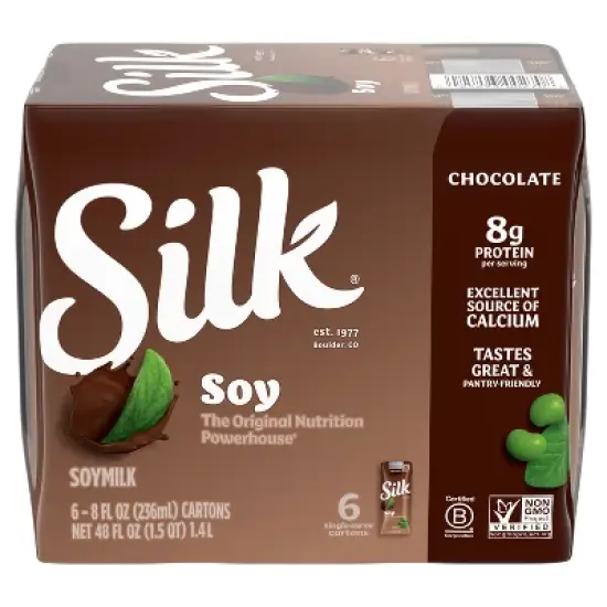 Silk Shelf Stable Non-Dairy Soy Milk image {14}