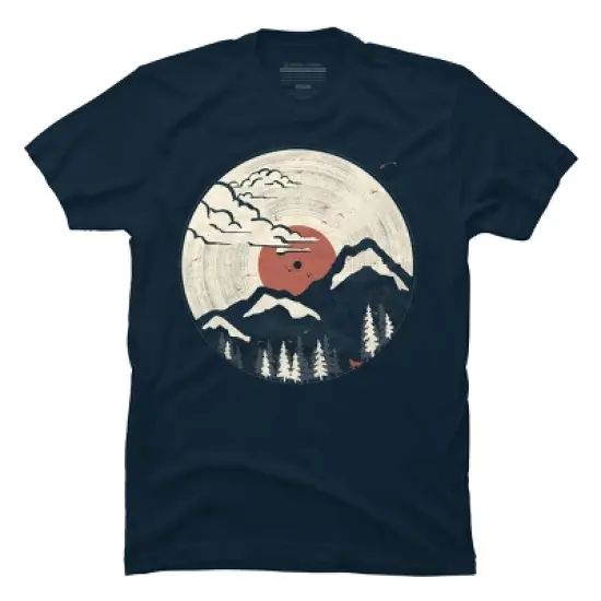 Men's Design By Humans MTN LP... By NDTank T-Shirt image {6}