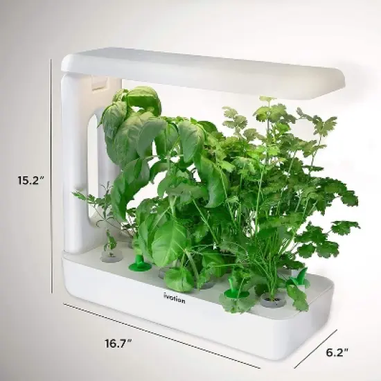 Ivation 11-Pod Indoor Herb Garden, Hydroponic Growing System Kit image {5}