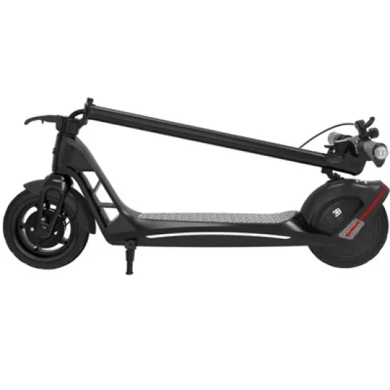 Bugatti 9.0 Electric Scooter &ndash; 600W Motor, Foldable Frame, 18.6 MPH Max Speed, LED Display, LED Turn Signals, Lightweight Commuter Scooter image {1}