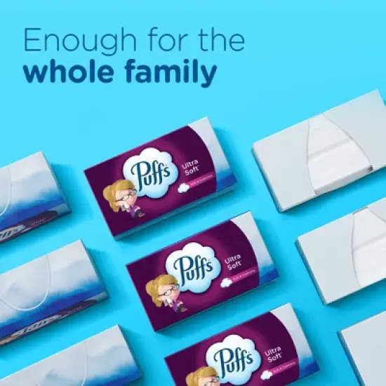 Puffs Ultra Soft Facial Tissue image {7}