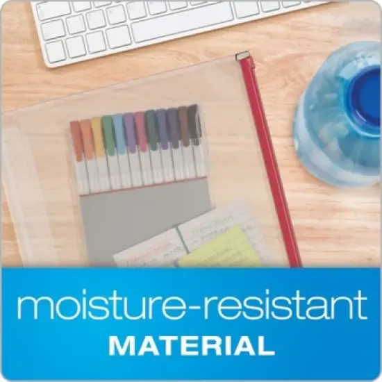 Cardinal&reg; Expanding Zipper Binder Pocket, 1/2", Assorted Zipper, Pack of 5 image {3}