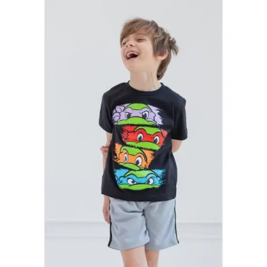 Teenage Mutant Ninja Turtles 3 Pack Pullover T-Shirts Little Kid to Big Kid image {2}
