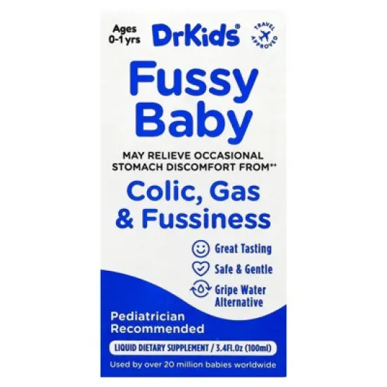 DrKids Fussy Baby, Ages 0-1 Yrs, 3.4 fl oz (100 ml) image {5}