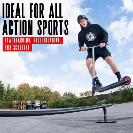 Grind Rail for Scooters, Skateboards & Skates &ndash; 55" Round Adjustable Rail &ndash; Durable & Stable &ndash; Madd Gear image {7}