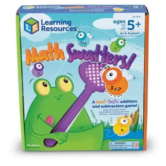 Learning Resources Math Swatters Game: Educational Board for 2-4 Players, Problem Solving, 30-Minute Play image {3}