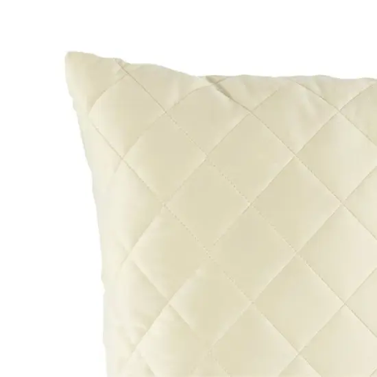 20"x20" Oversize Diamond Velvet Square Throw Pillow - Lush D&eacute;cor image {2}