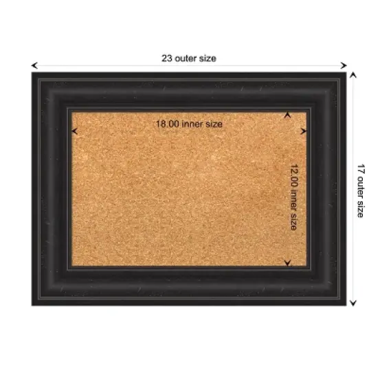 Amanti Art Shipwreck Framed Corkboard, Natural Cork image {3}