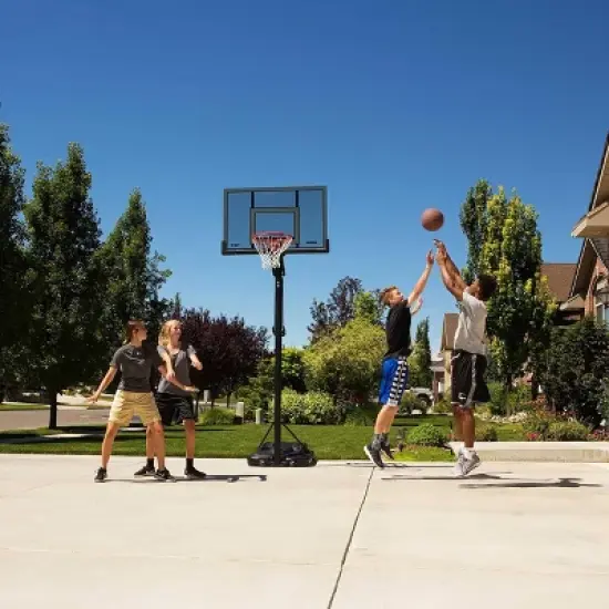 Lifetime Adjustable Portable 52" Basketball Hoop - Black image {6}